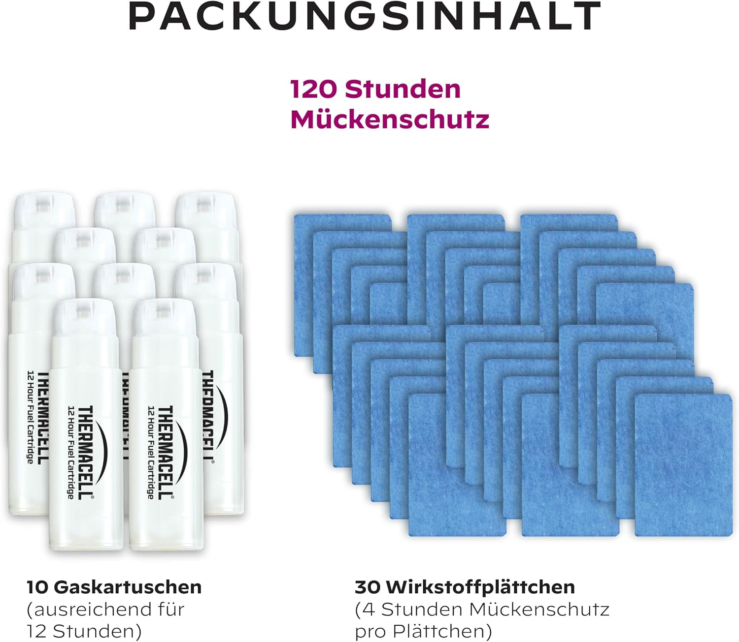 Thermacell Nachfüllset R-10 - Refills, Stechmückenschutz 120 Stunden