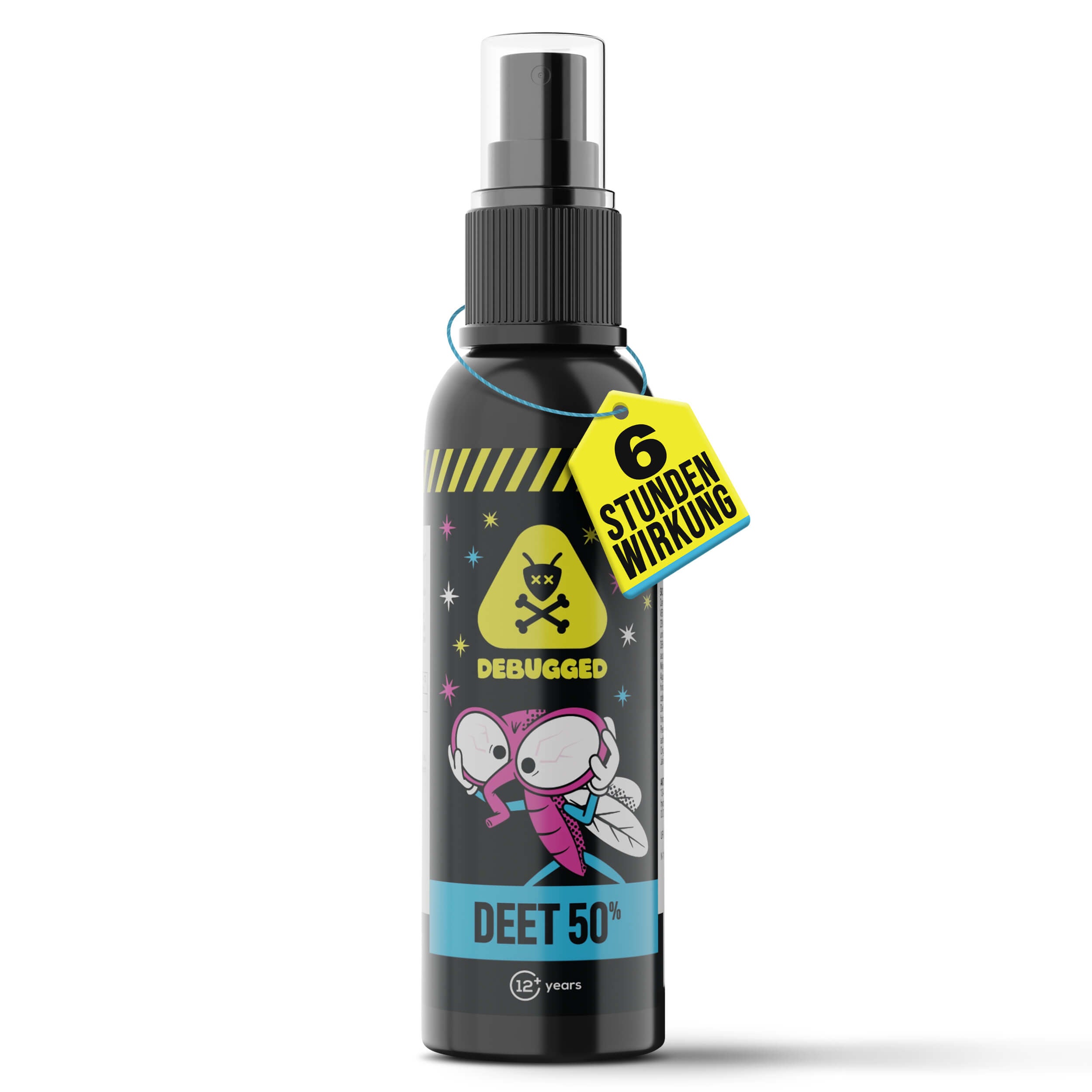 debugged DEET 50% Spray 100ml - Hochwirksamer Mückenschutz für Tropen und Outdoor - Insektenschutz gegen Mücken, Moskitos & Zecken