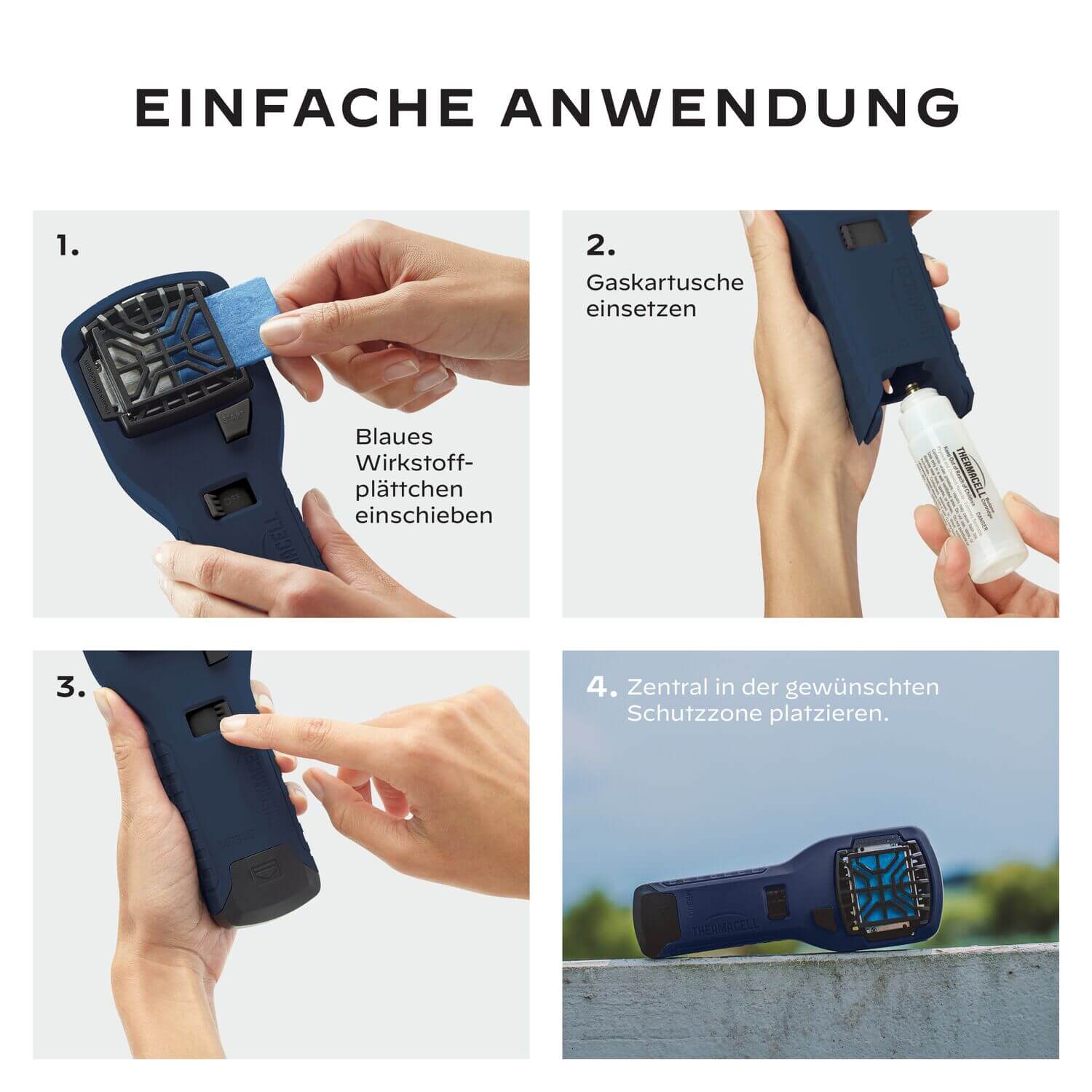 Thermacell Mückenabwehr Handgerät Proactive MR-300 ohne Wirkstoff