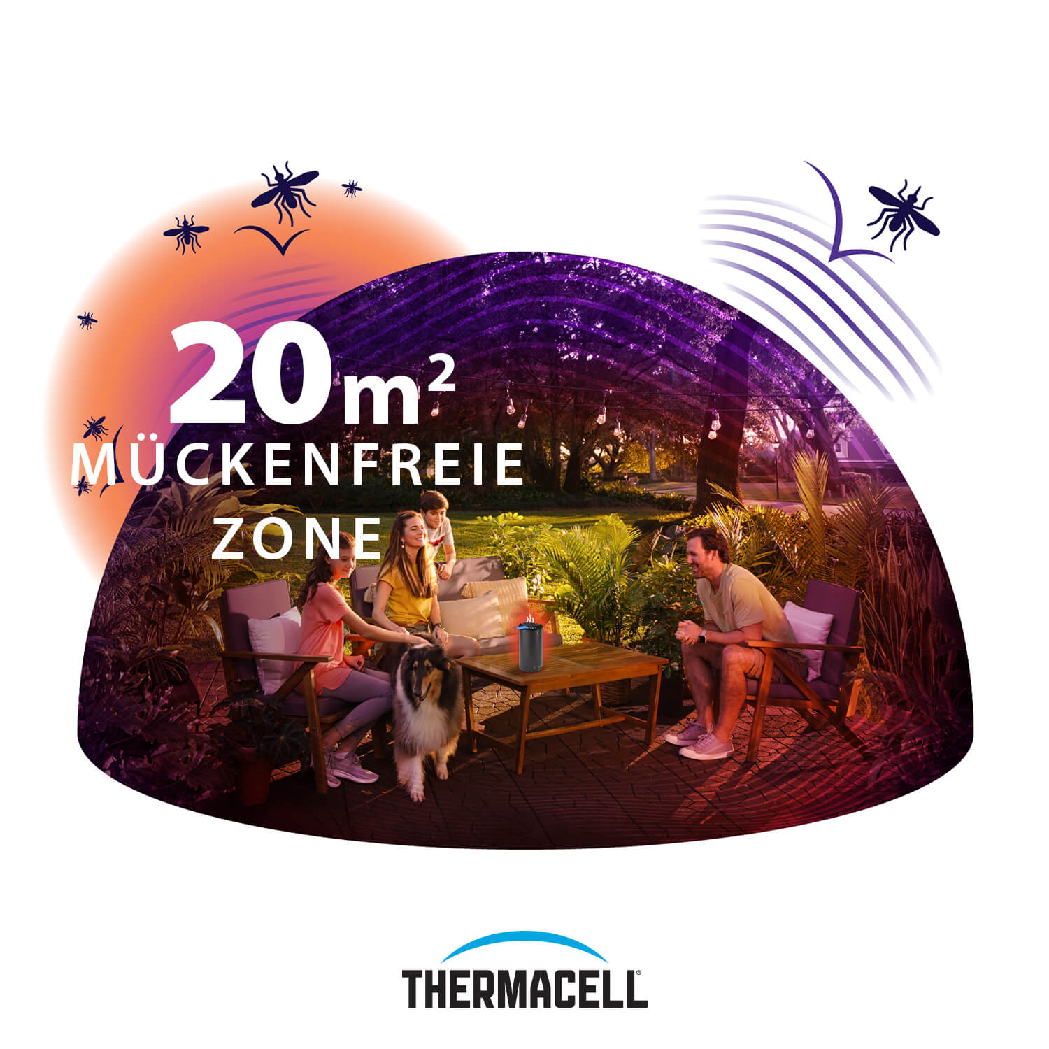 Thermacell Mückenabwehr Protect - Tischgerät (ohne Wirkstoffplättchen)