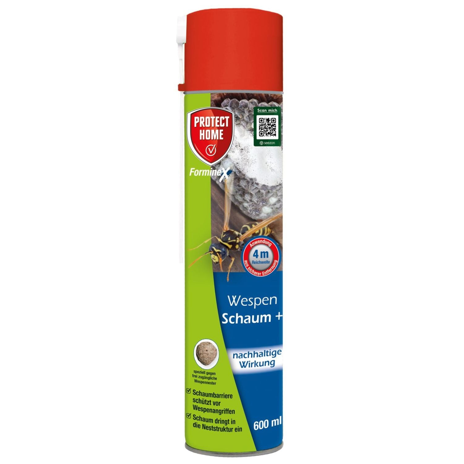 Protect Home FormineX Wespenschaum + 600 ml